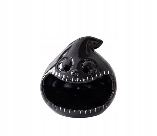Świecznik Halloween Lampion Czarny Duch Duszek Podgrzewacze Tealight Led