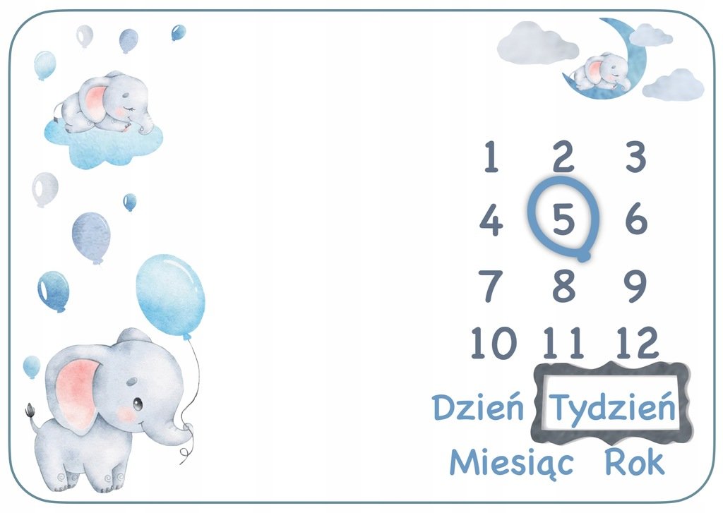 Prezent na narodziny dziecka Foto kocyk do zdjęć +ramki, Zapakowany prezent