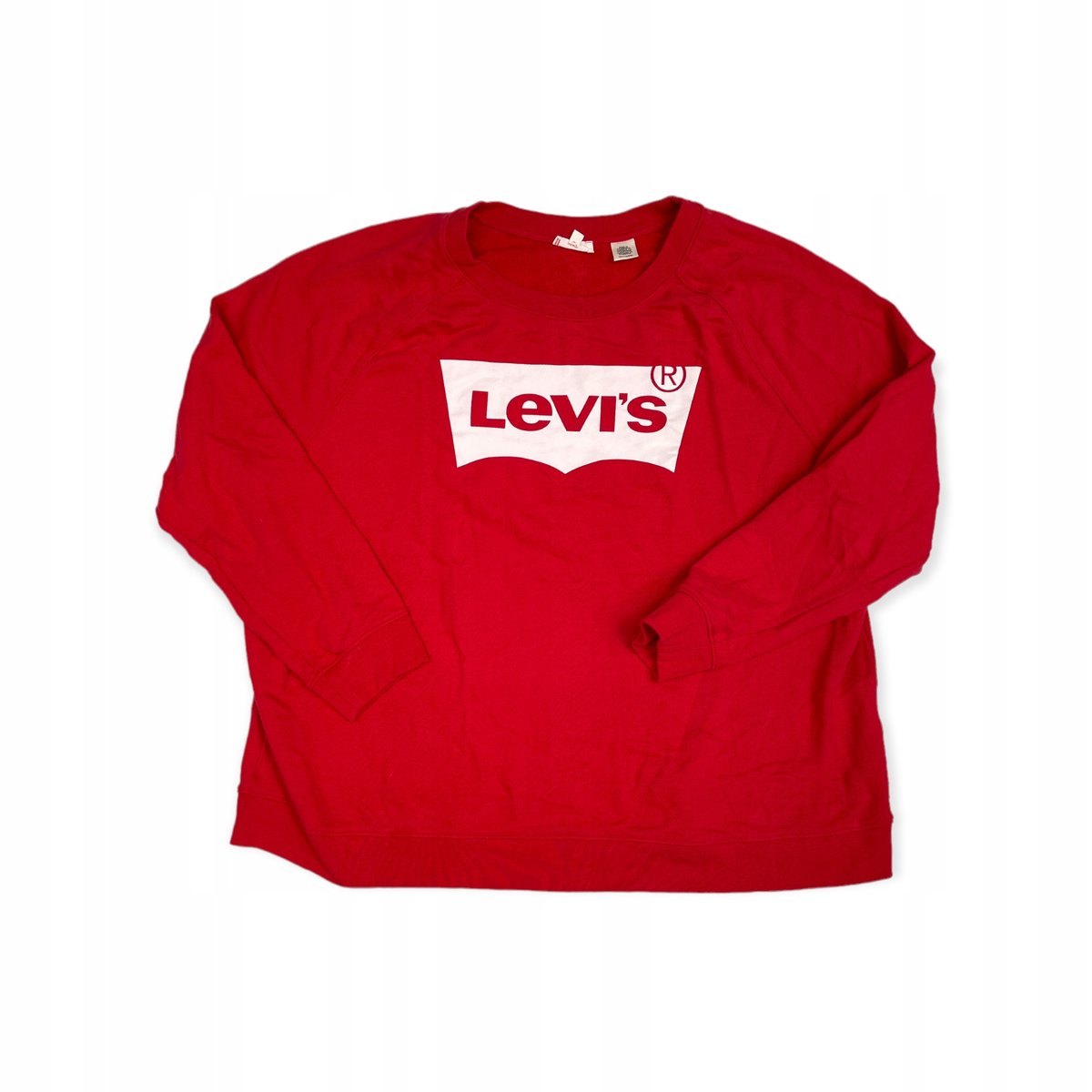 Wciągana czerwona bluza damska LEVI'S XXL
