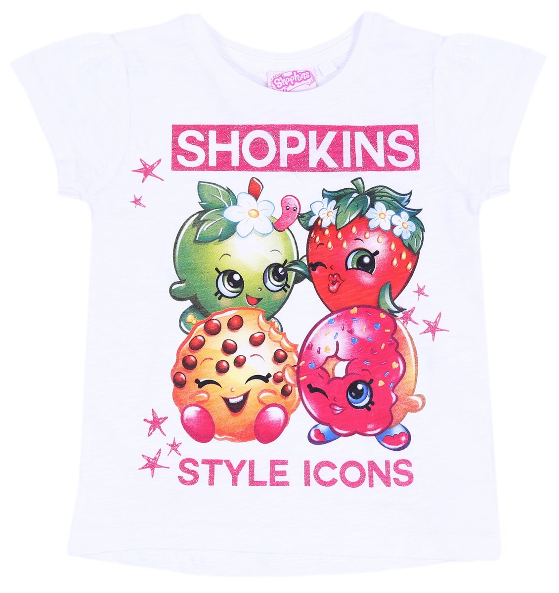 Biała bluzka SHOPKINS STYLE ICONS 5-6 lat 116 cm