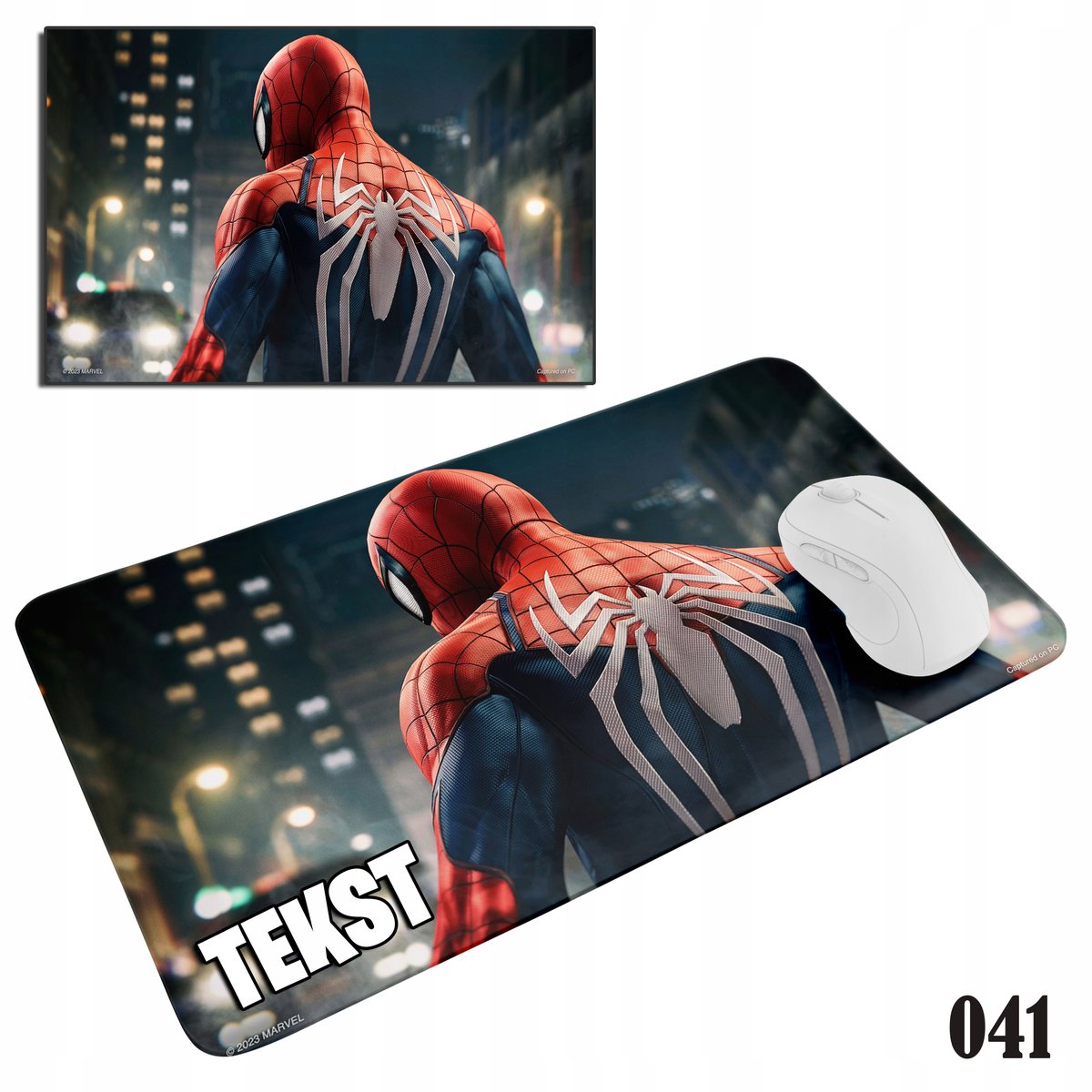 PODKŁADKA POD MYSZKĘ MYSZ WZORY DO WYBORU - SPIDERMAN MARVEL 29x36cm