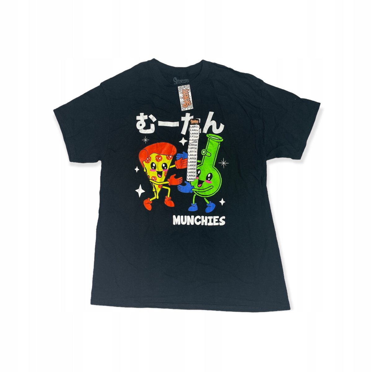 Koszulka t-shirt męski SPENCER'S napisy nadruk L