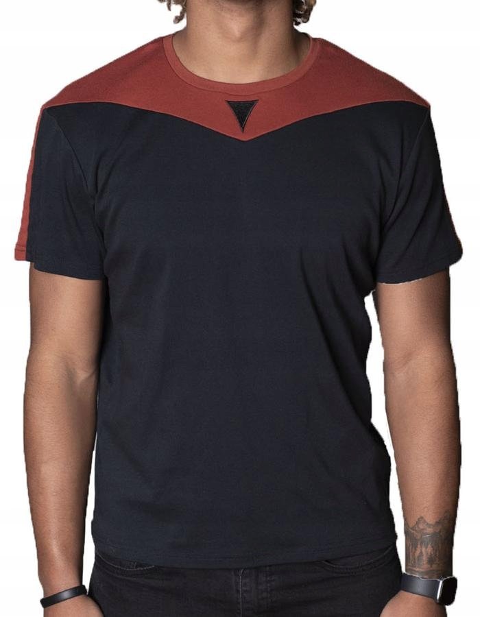 Klasyczna koszulka czarna T-shirt Spear Apparel S