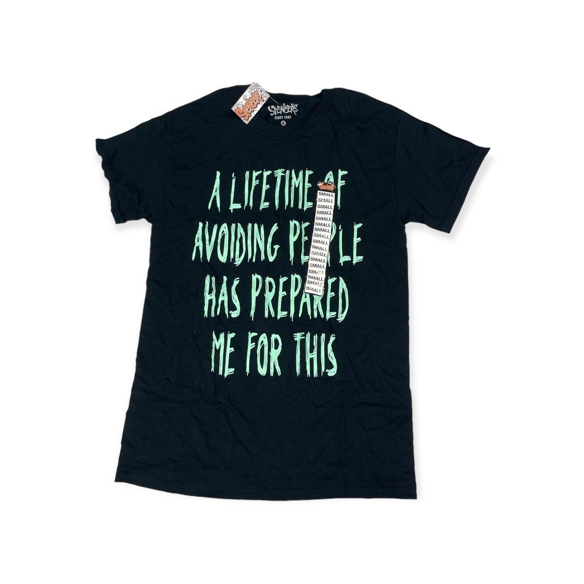 Koszulka T-shirt męski SPENCER'S czarny napisy S