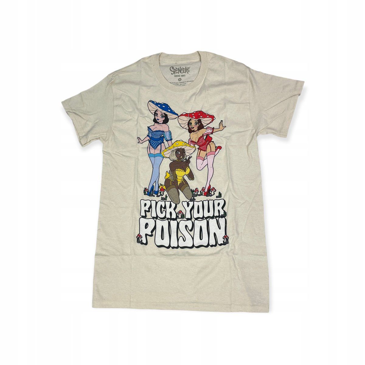 Koszulka T-shirt męski SPENCER'S napisy nadruk S