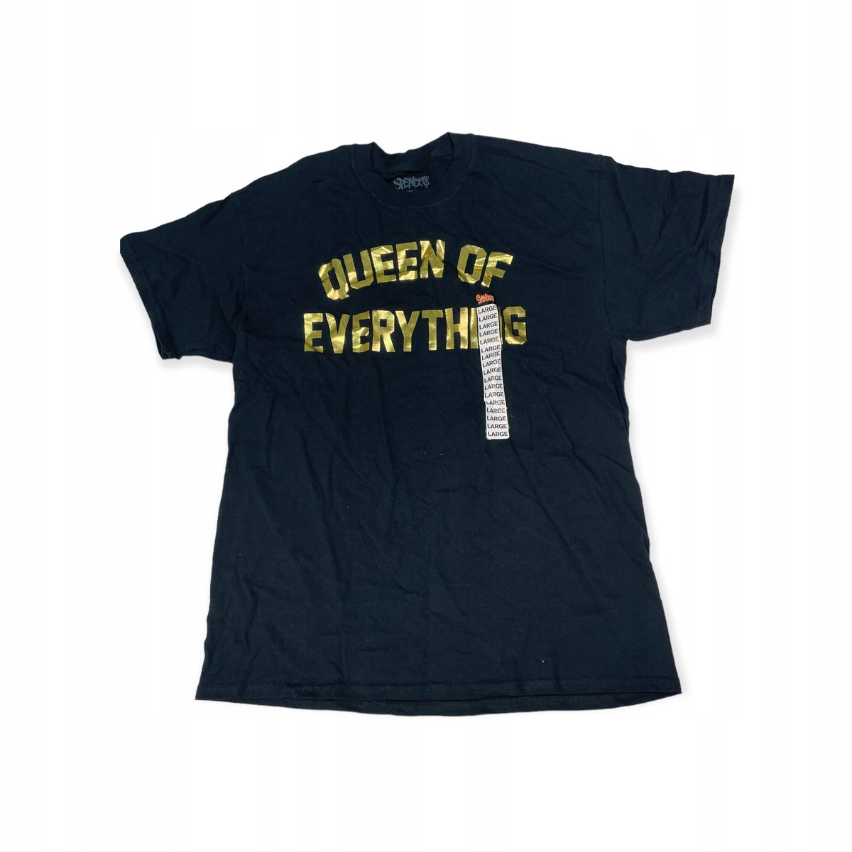 Koszulka t-shirt męski SPENCER'S czarny napisy S