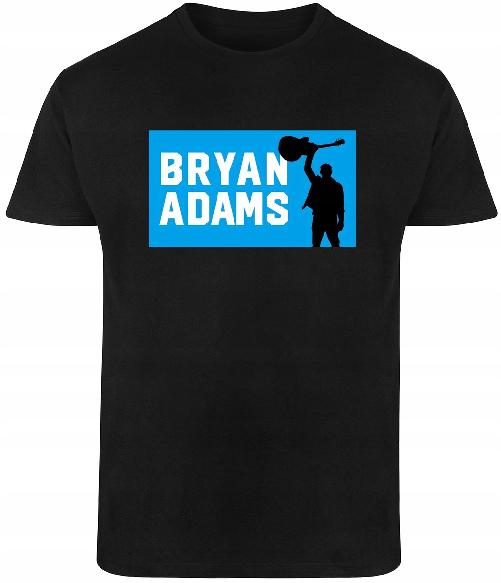T-SHIRT MĘSKI DLA FANA BRYAN ADAMS KONCERT 2024 KOSZULKA CZARNA R-S A590