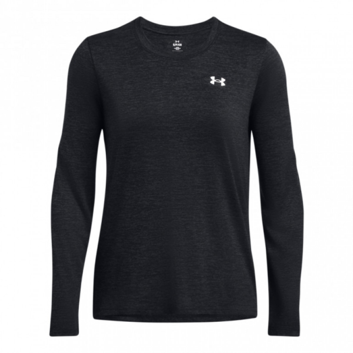 Damski longsleeve treningowy Under Armour Tech Ls Crew Twist - czarny - UNDER ARMOUR