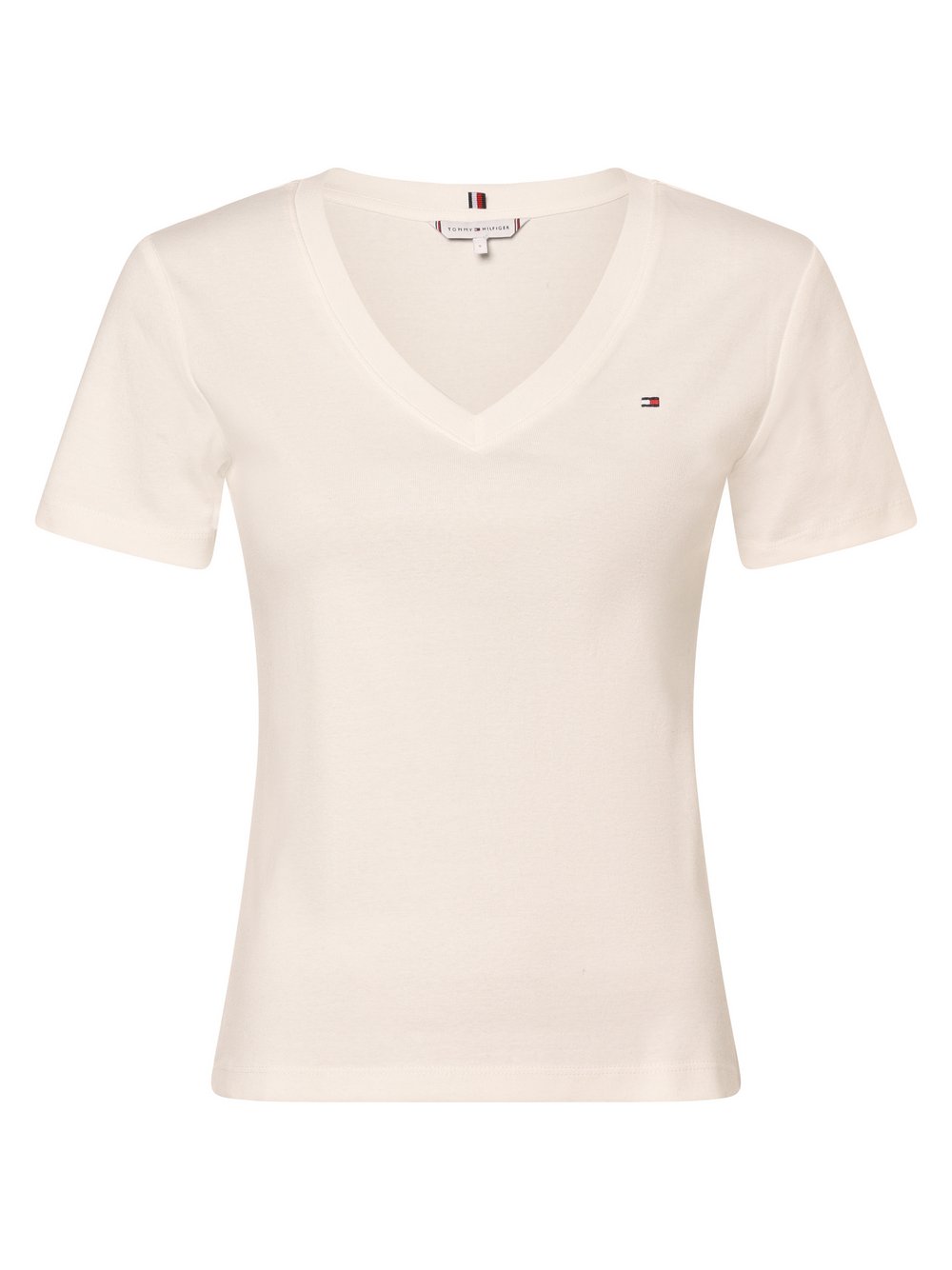 Tommy Hilfiger Koszulka damska Kobiety Bawełna biały jednolity, M