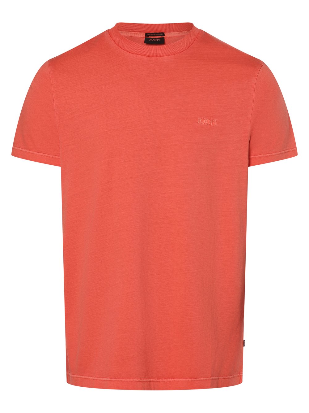JOOP! T-shirt męski Mężczyźni Bawełna pomarańczowy jednolity, M