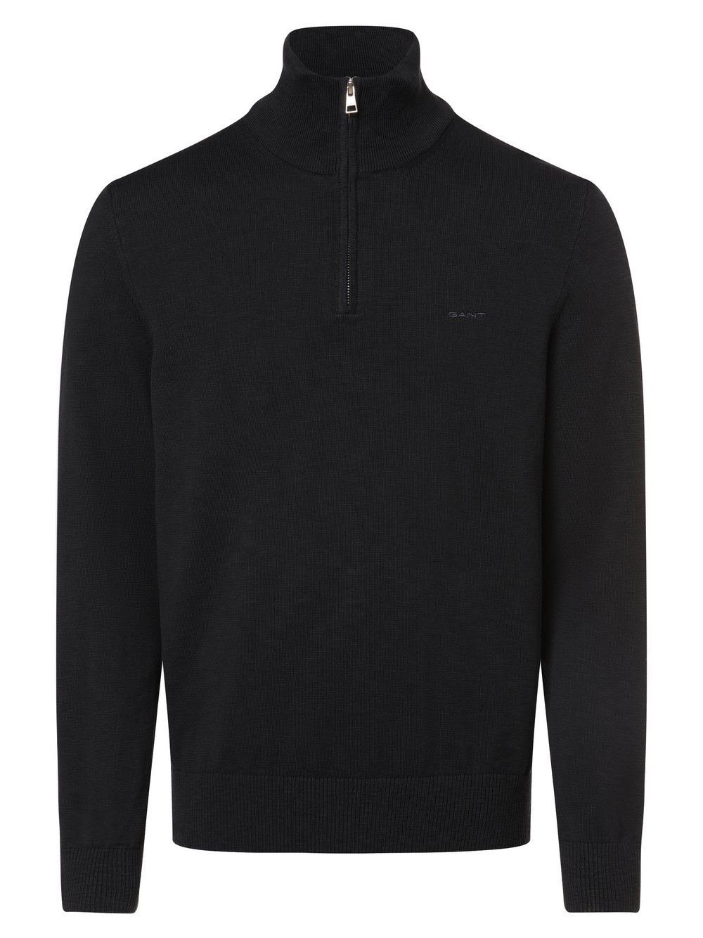 Gant Męski sweter Mężczyźni Bawełna niebieski jednolity, L