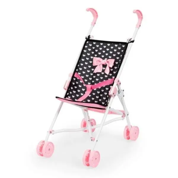 Wózek spacerówka dla lalek czarny Buggy - Bayer Design