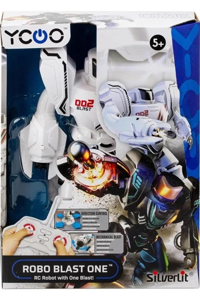 Robot sterowany Robo Blast One biały - Silverlit