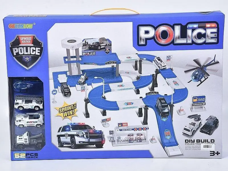 Parking policyjny z pojazdami - ADAR