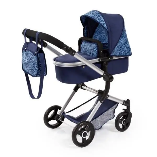 Wózek dla lalek granatowy Neo Vario - Bayer Design