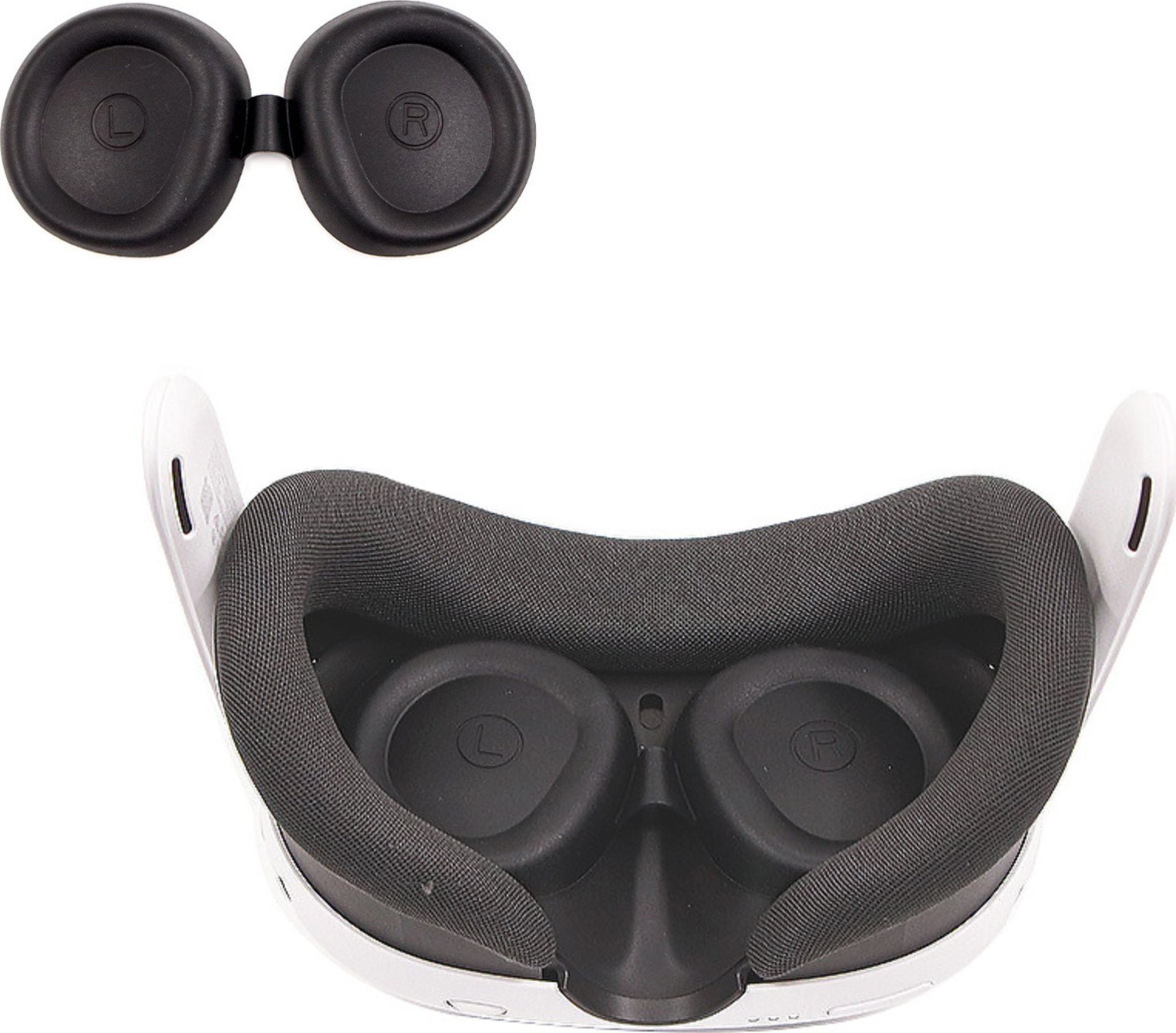 Vortex Virtual Reality Silikonowe ochronki na soczewki do Meta Quest 3 Czarne