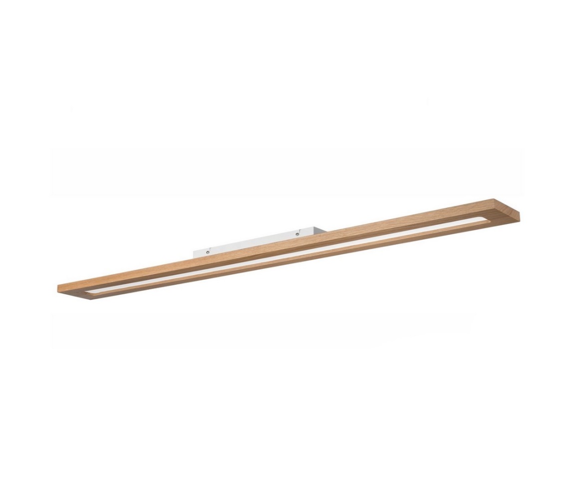 Brilagi - LED RGBW Ściemnialny panel WOODY FRAME LED/34W/230V dąb + pilot