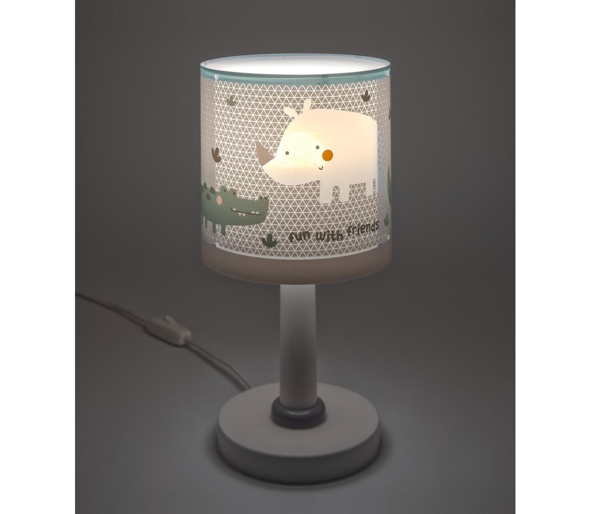 Dalber 60621 - Lampka dziecięca RHICO AND CROCO 1xE14/8W/230V