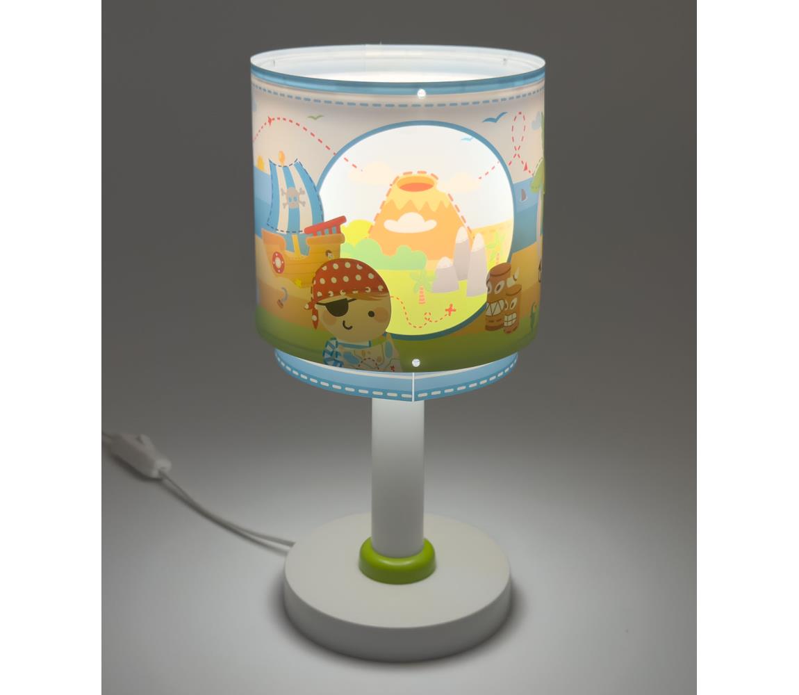 Dalber 60651 - Lampka dziecięca PIRAT ISLAND 1xE14/8W/230V