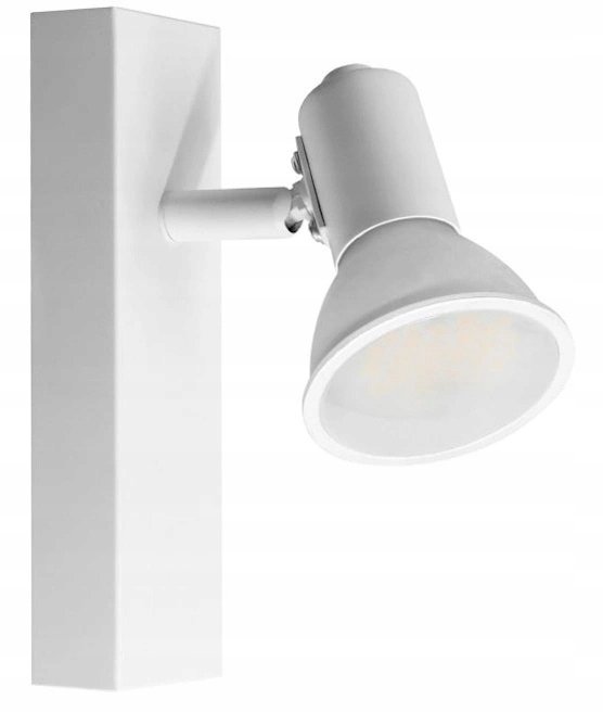 Kinkiet Lampa Sufitowa RIO SP 1 Oprawa Ścienno GU10 Ruchoma 60W Biała