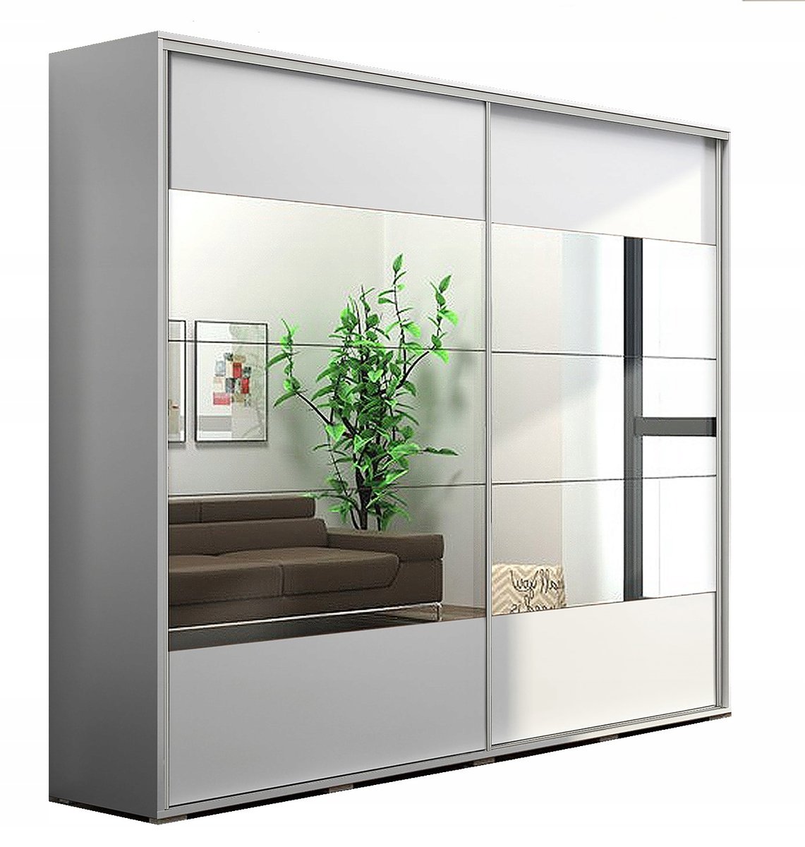 Szafa przesuwna Sandra 200/215/62 lustro