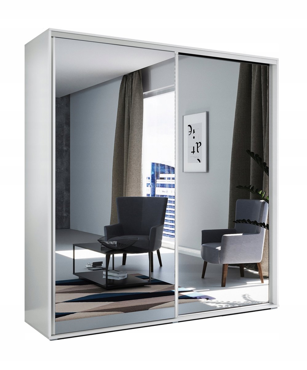 Szafa przesuwna Oliwier 150/215/62 z lustrem