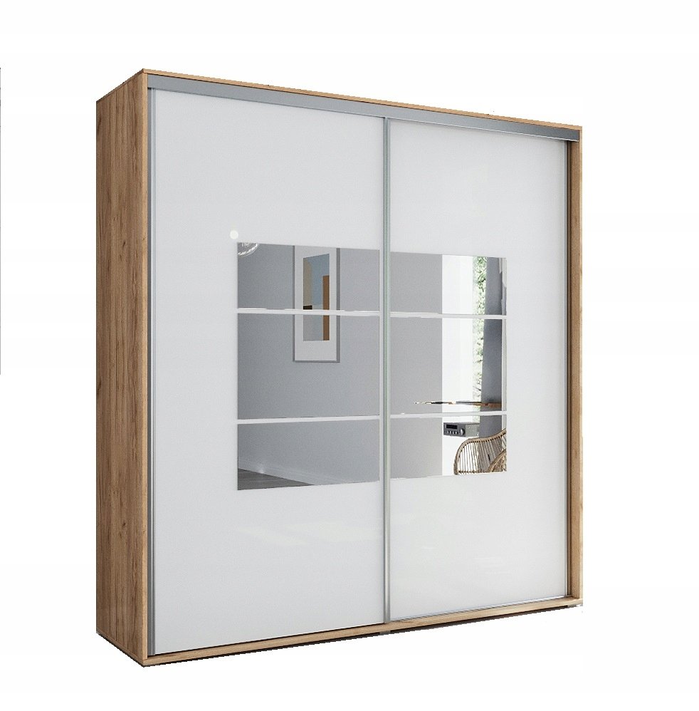 Szafa przesuwna Oliwier 125/215/62 z lustrem