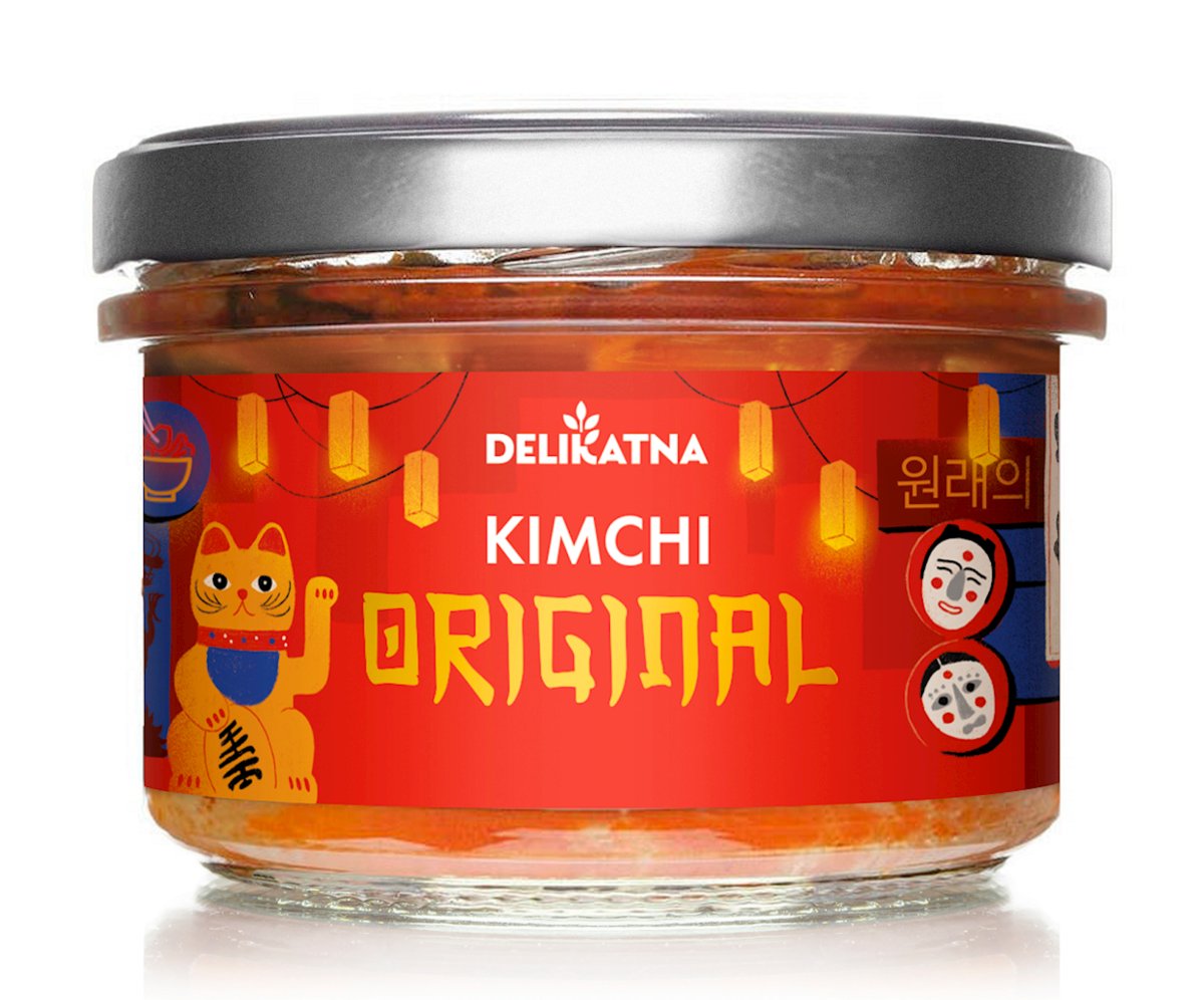 KIMCHI ORIGINAL 200 g - DELIKATNA (ZAKWASOWNIA)