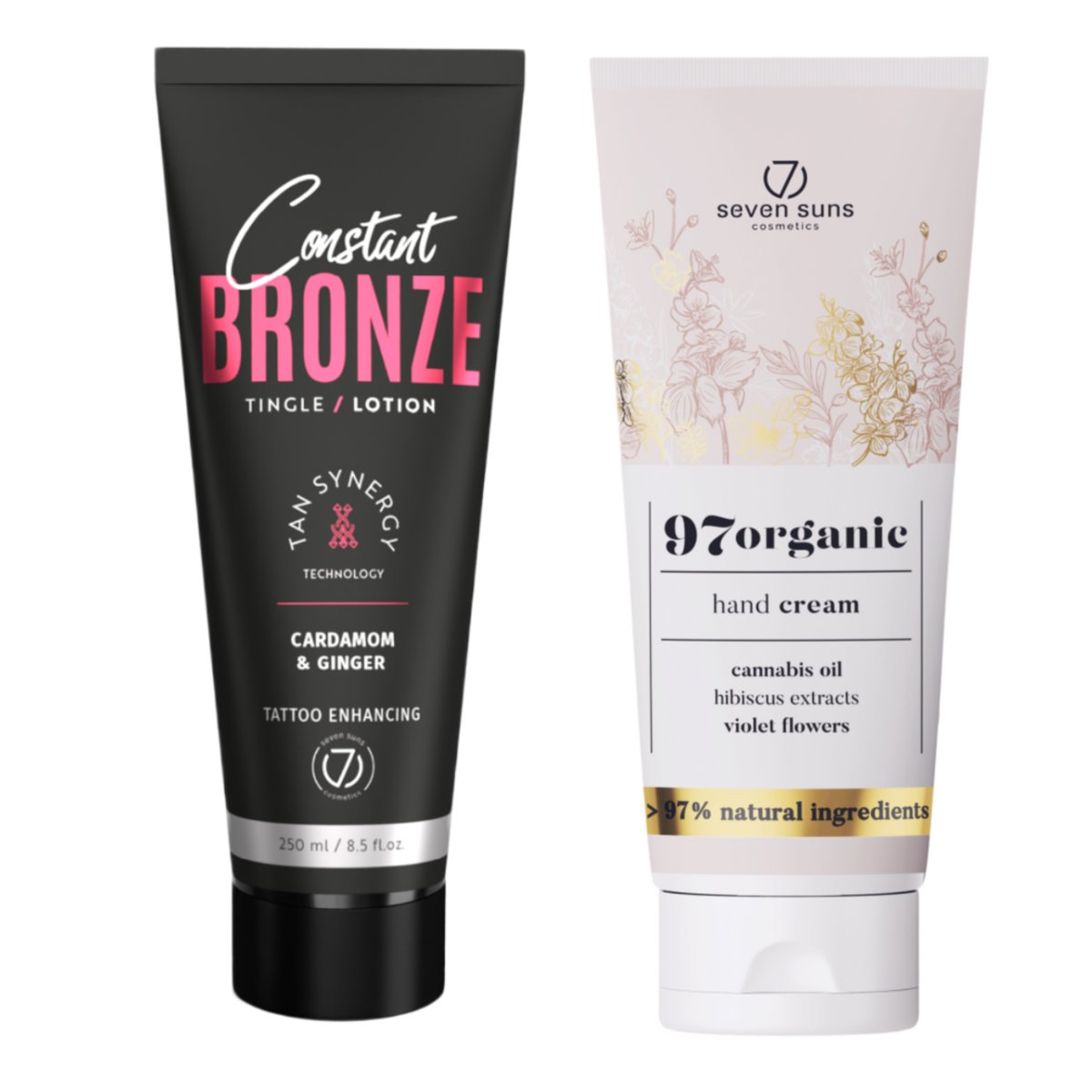 7suns Constant Bronze Tingle Lotion 250ml + Krem Do Rąk 75ml