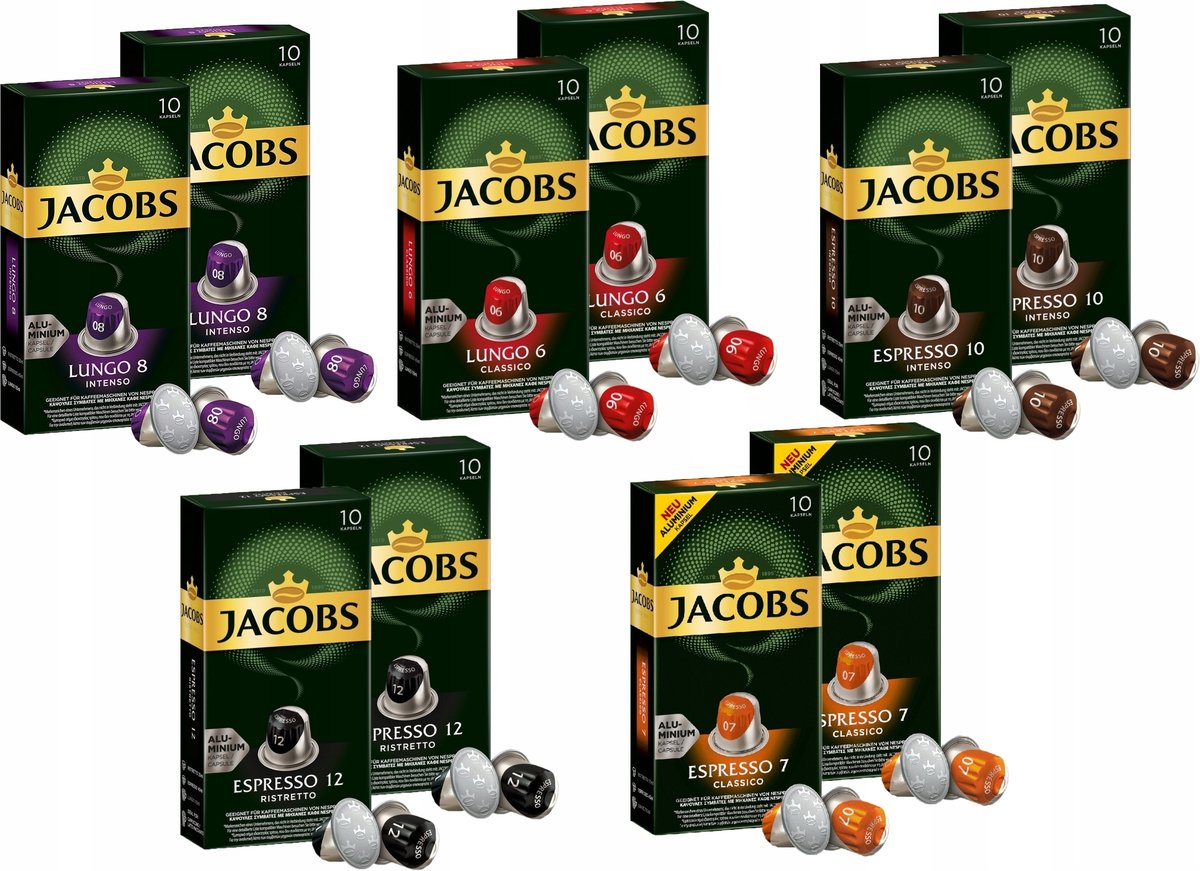 Kapsułki do Nespresso Jacobs Espresso Intenso 100 szt.