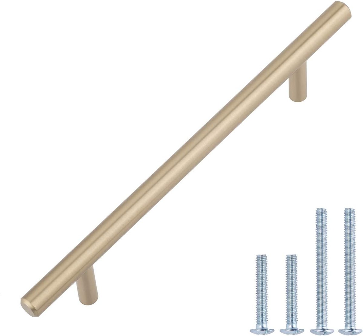 10x Uchwyt Meblowy RĄCZKA 18,75 cm do Szafki Kuchennej Szafek Szuflad ZŁOTY LOFT