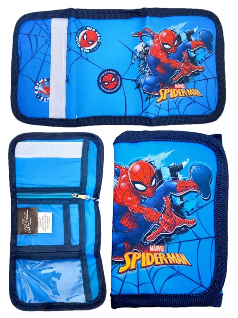 Składany portfel dla chłopca portfelik Spiderman