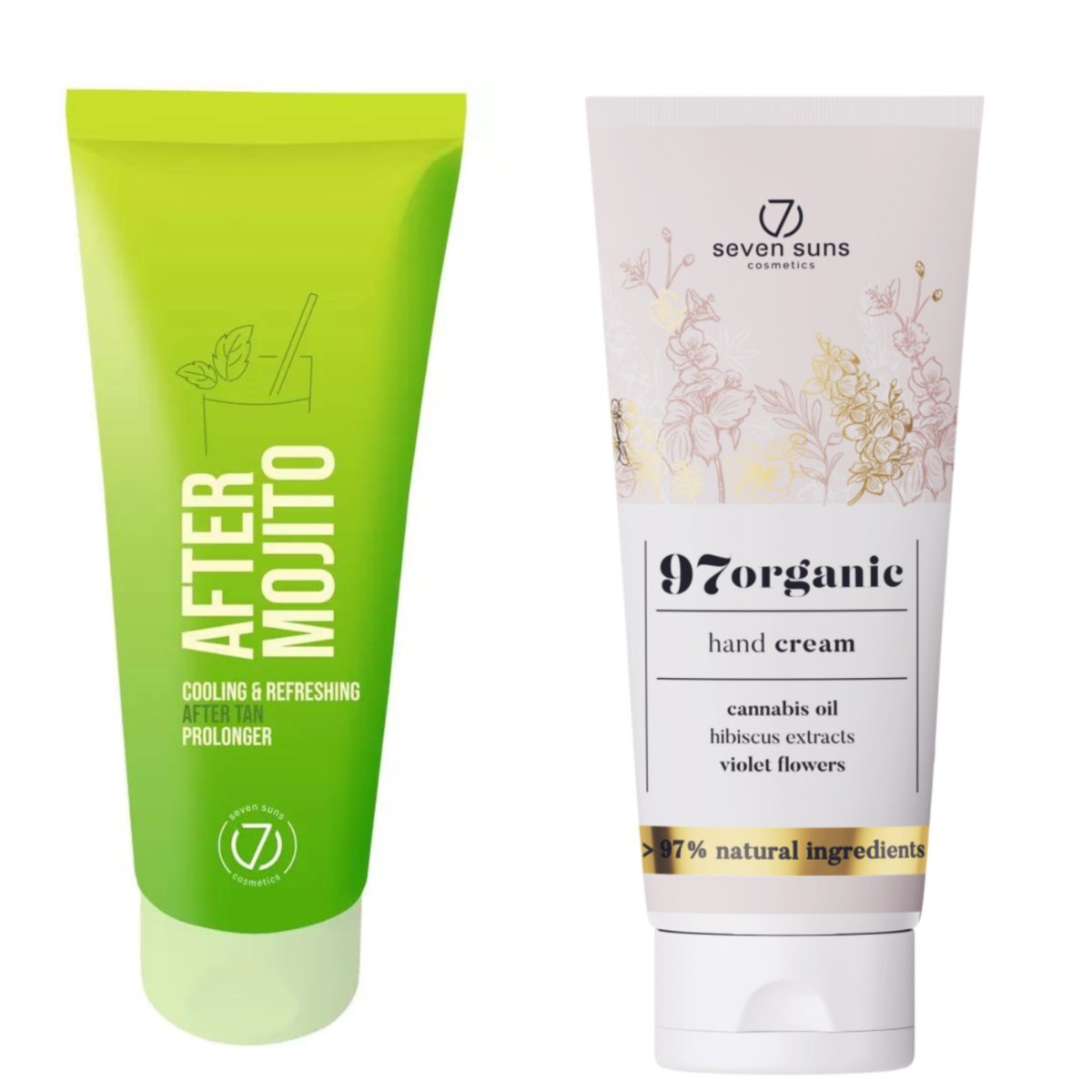 7suns After Mojito Orzeźwiający Balsam Po Opalaniu 100ml + Krem Do Rąk 75ml