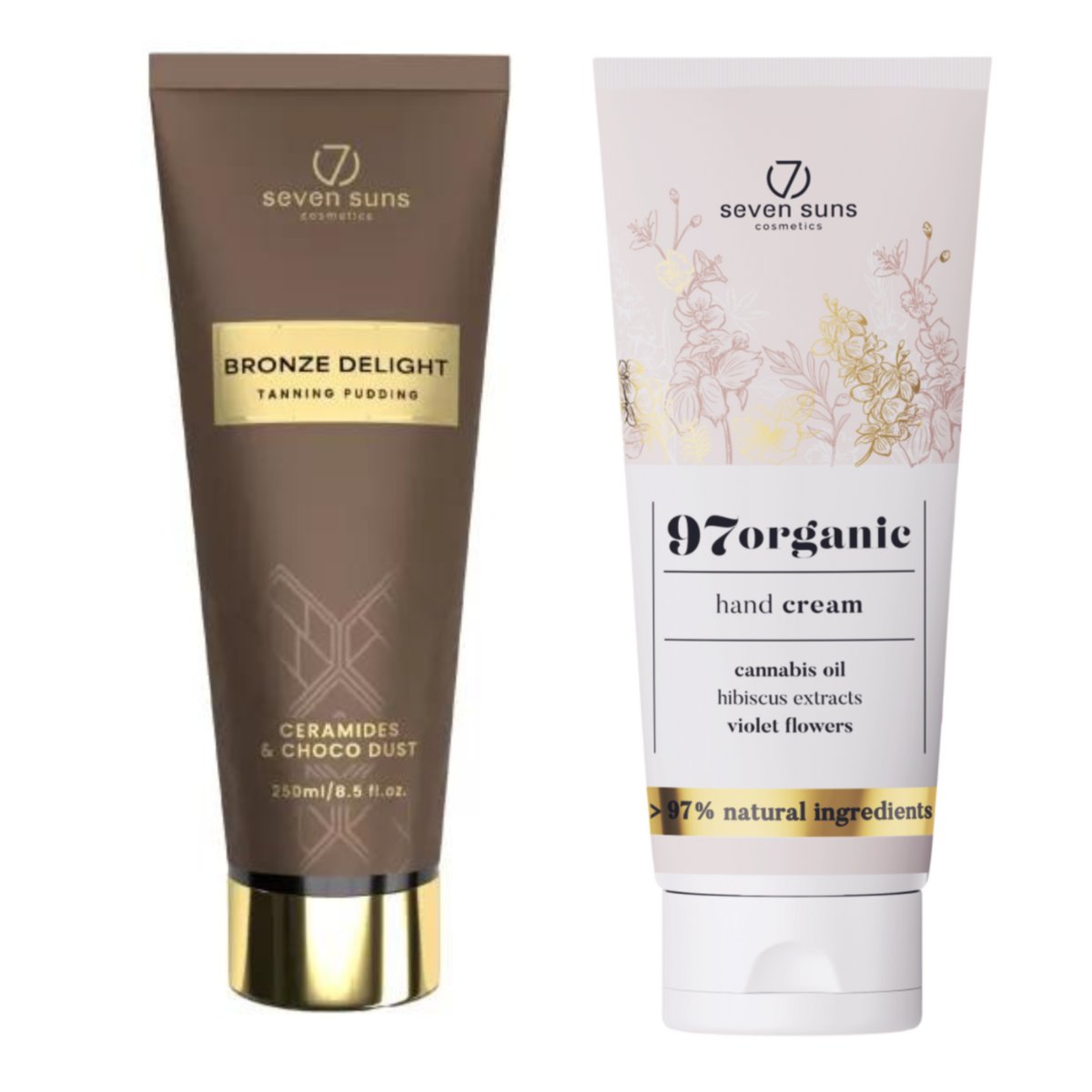 7suns Bronze Delight Tanning Pudding 250ml + Krem Do Rąk 75ml