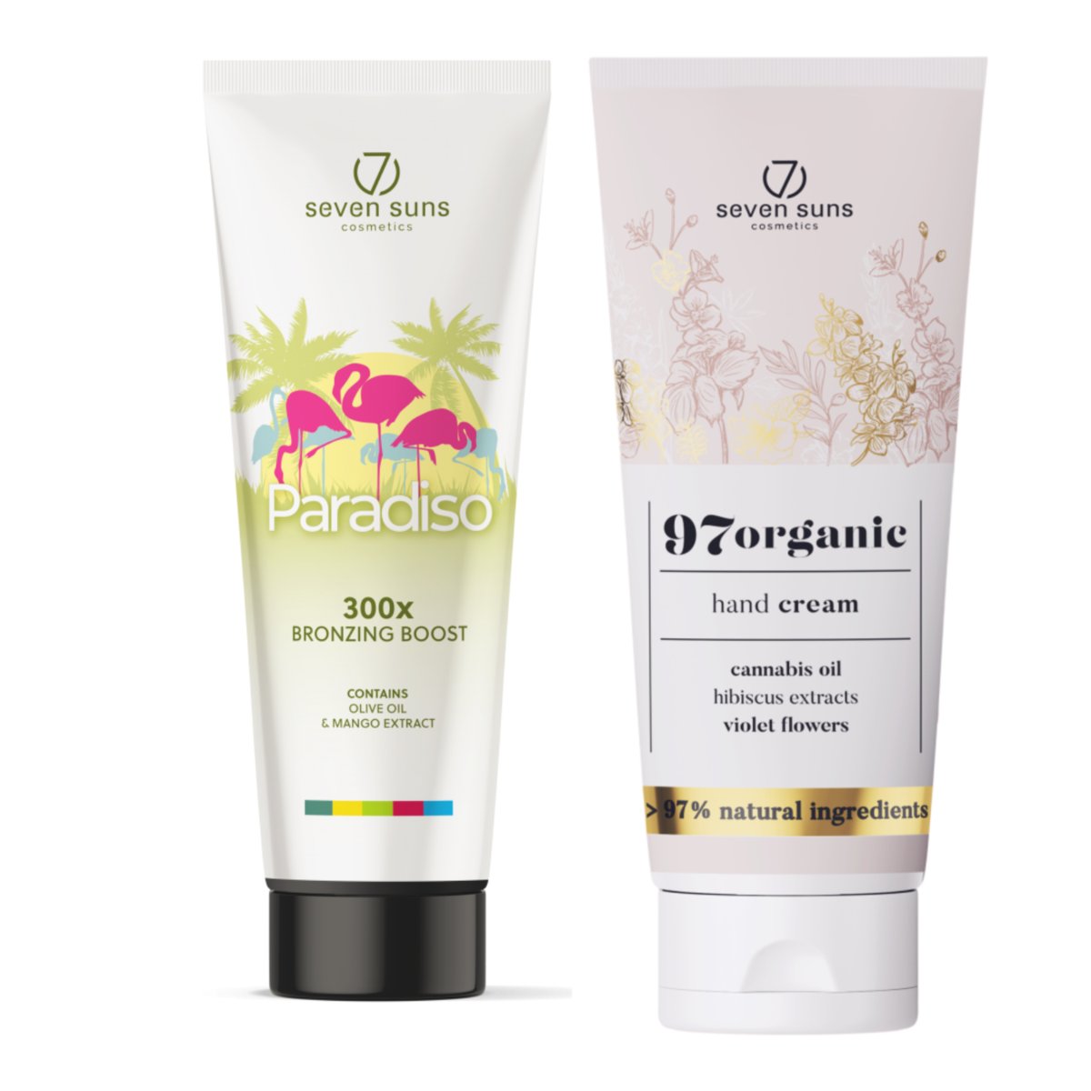 7suns Paradiso Bronzer 250ml + Krem Do Rąk 75ml