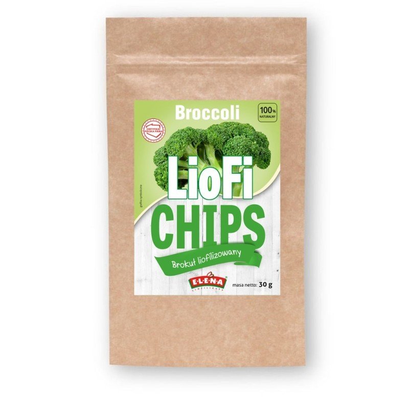 Warzywa liofilizowane Elena LioFi Chips brokuł 30g