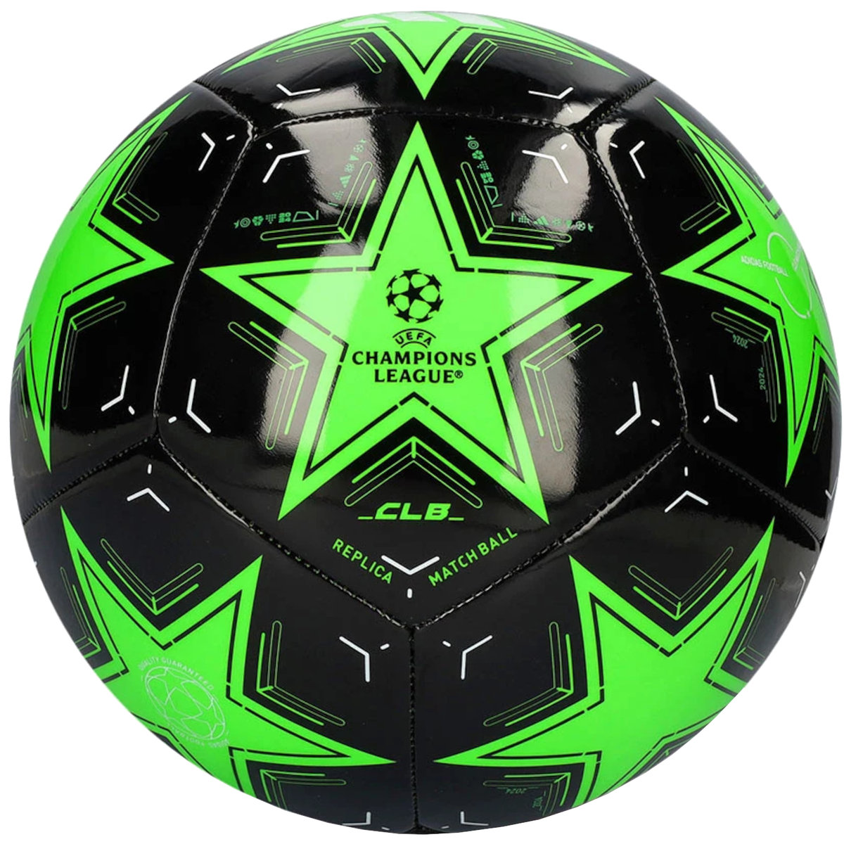adidas UEFA Champions League Club Ball IX4067, unisex, piłki do piłki nożnej, Czarne
