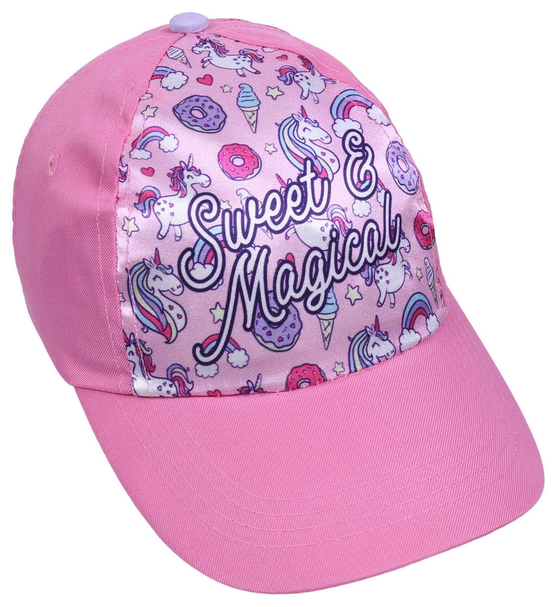 Jasnoróżowa, dziewczęca czapka z daszkiem Sweet Magical My Little Pony