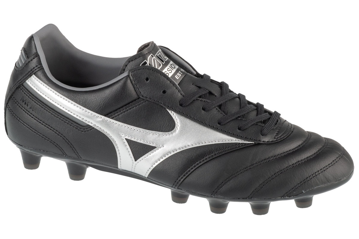 Mizuno Morelia II Pro FG P1GA241303, Męskie, buty piłkarskie - korki, Czarne