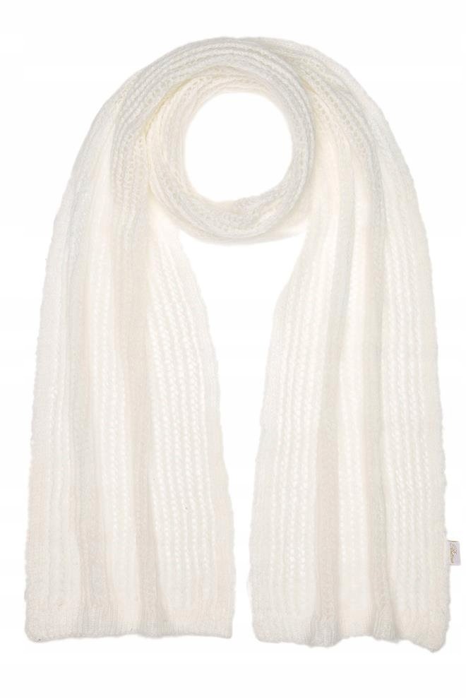 Szal damski z angory Lirio Ecru