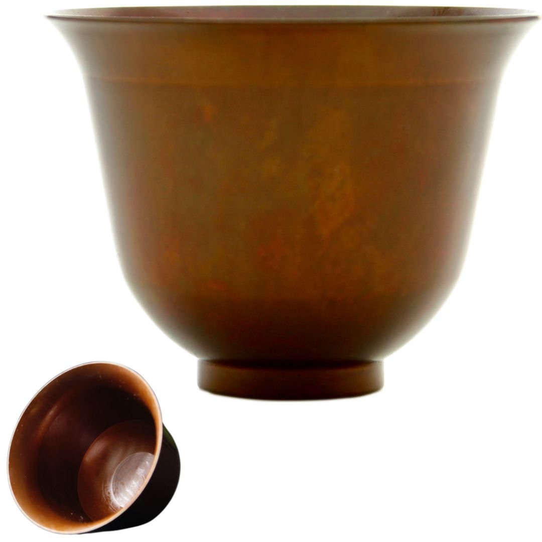 CZARKA MIEDZIANA FILIŻANKA DO HERBATY WYKONANA Z MIEDZI 90 ml