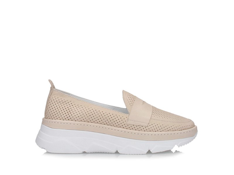 Mokasyny damskie na platformie Toscanio MU 922 - 38