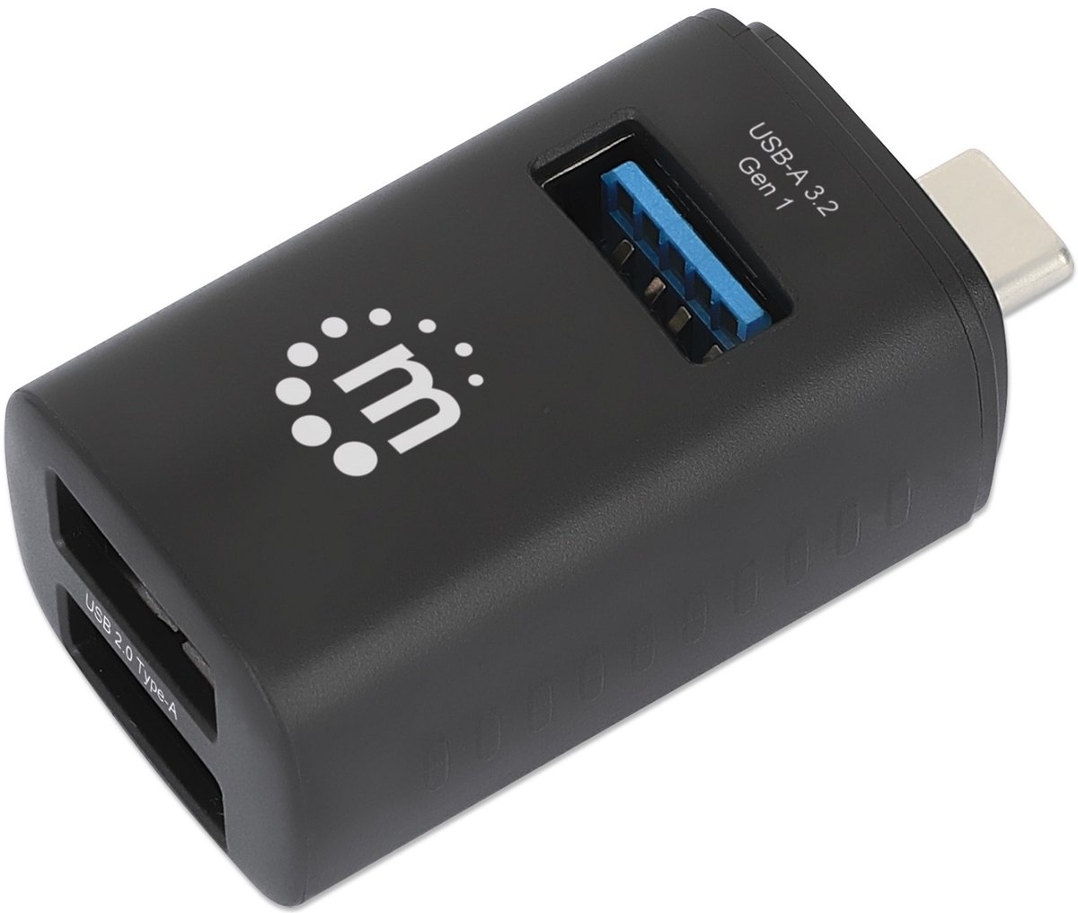 Manhattan Hub USB 3.2 Gen1 Typ-C do 1x USB-A 3.0, 2x USB-A 2.0 pasywny