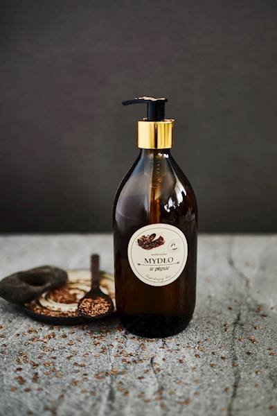 Naturalne Mydło W Płynie - Łagodzący Len, 500ml
