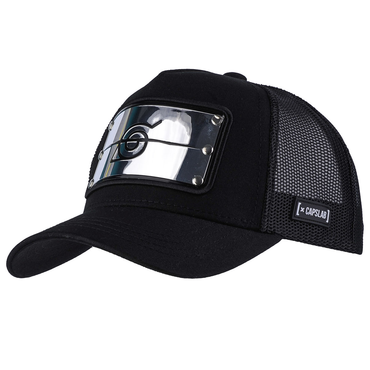 Capslab Freegun Naruto Shippuden Cap CL-NS-1-BAN, Mężczyzna, Czapka z daszkiem, Czarny