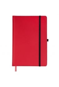 Notes A5 kratka czerwony EASY