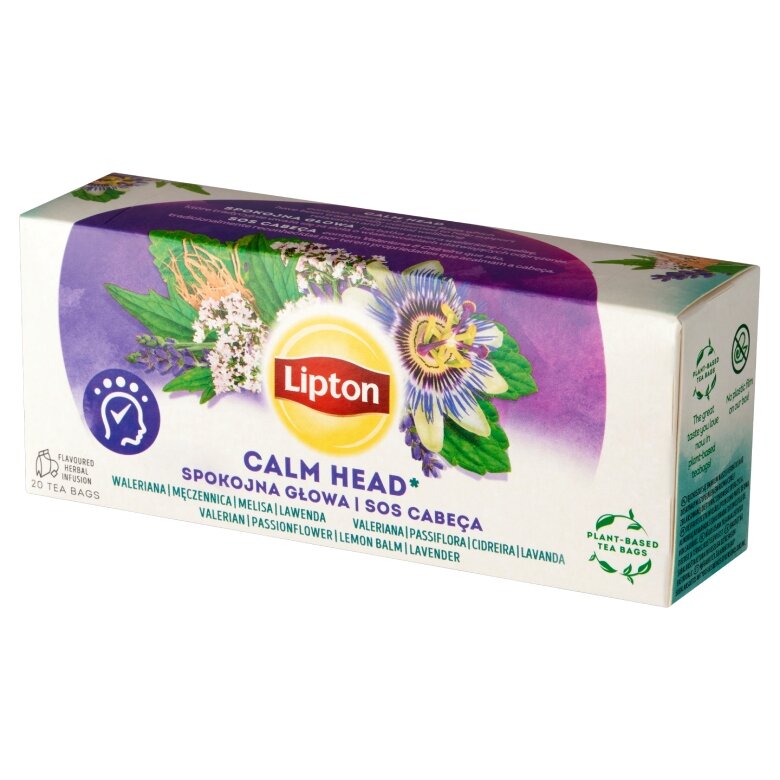 Herbatka ziołowa Lipton z naturalnym aromatem Spokojna Głowa 20x1,3g
