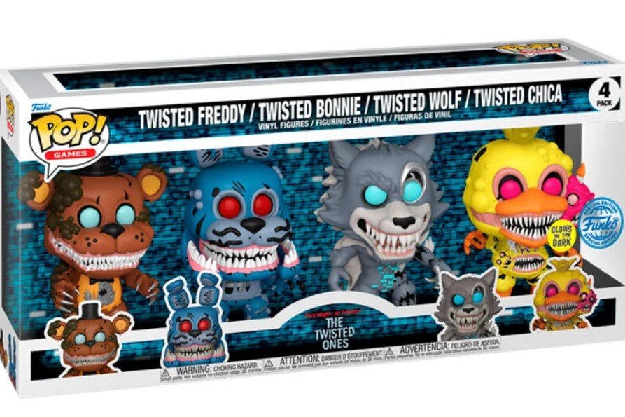 funko pop! five nights at freddy's 4 pack bonnie chica sp. edition
