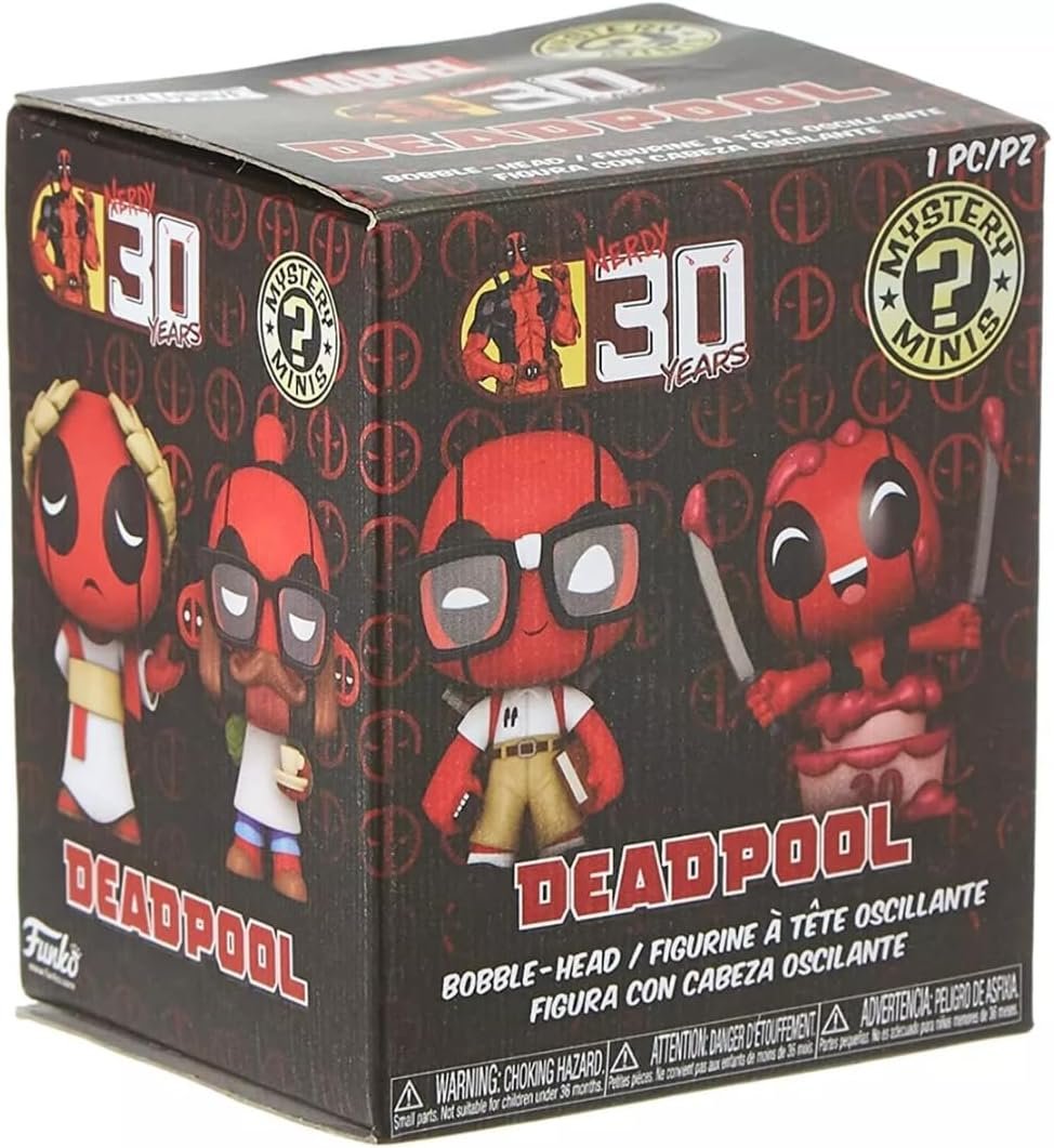 deadpool 30th mystery minis figurka funko pop! marvel