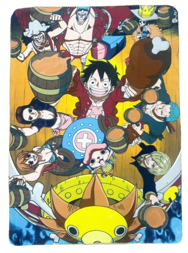 one piece 100x140cm koc polarowy 100x140cm character world
